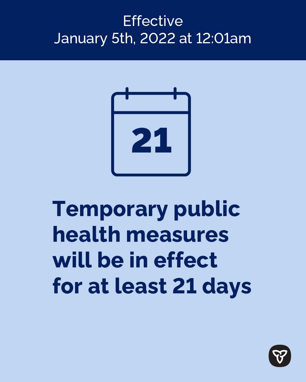 New public health measures
