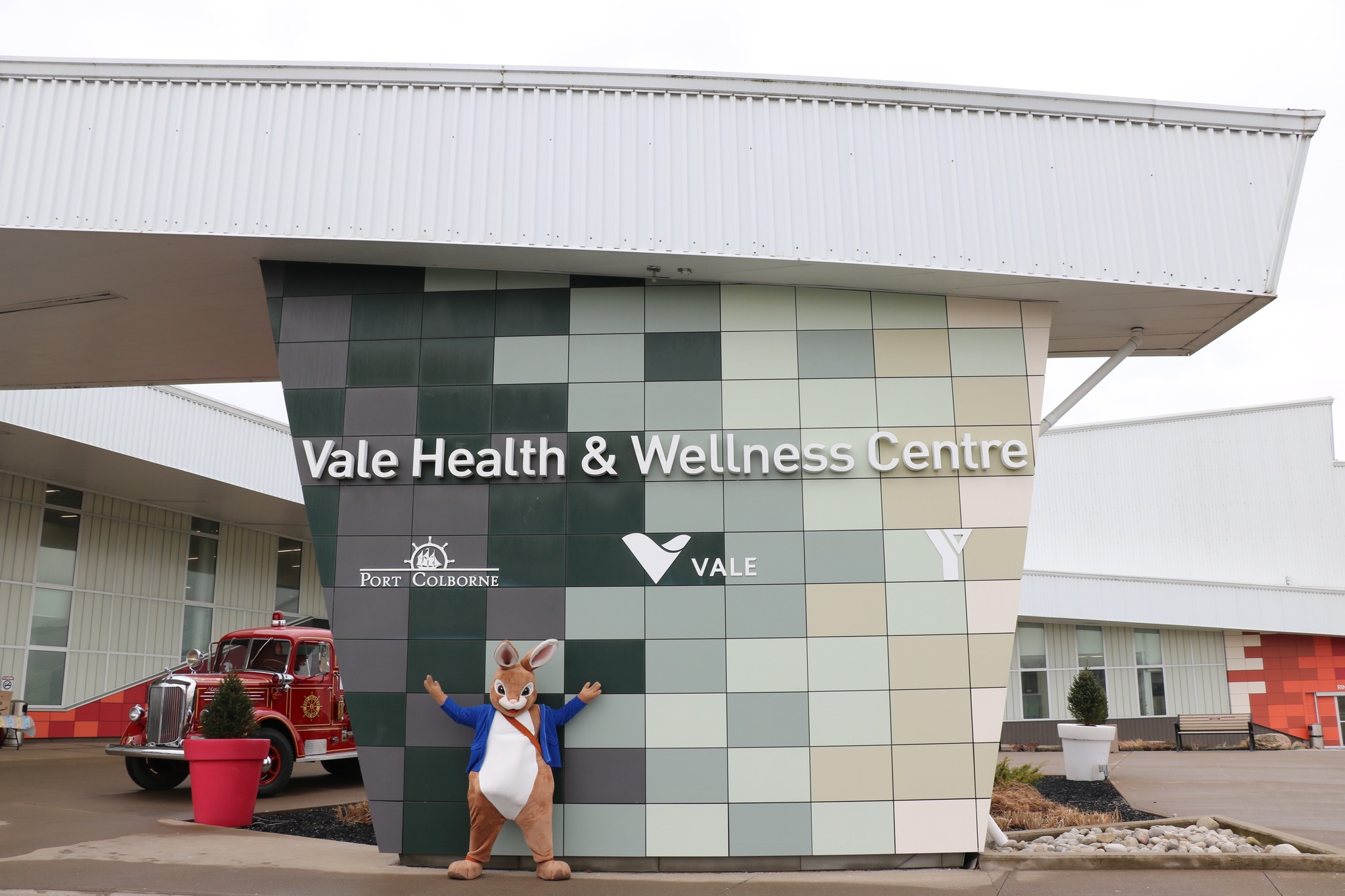 Easter bunny at Vale