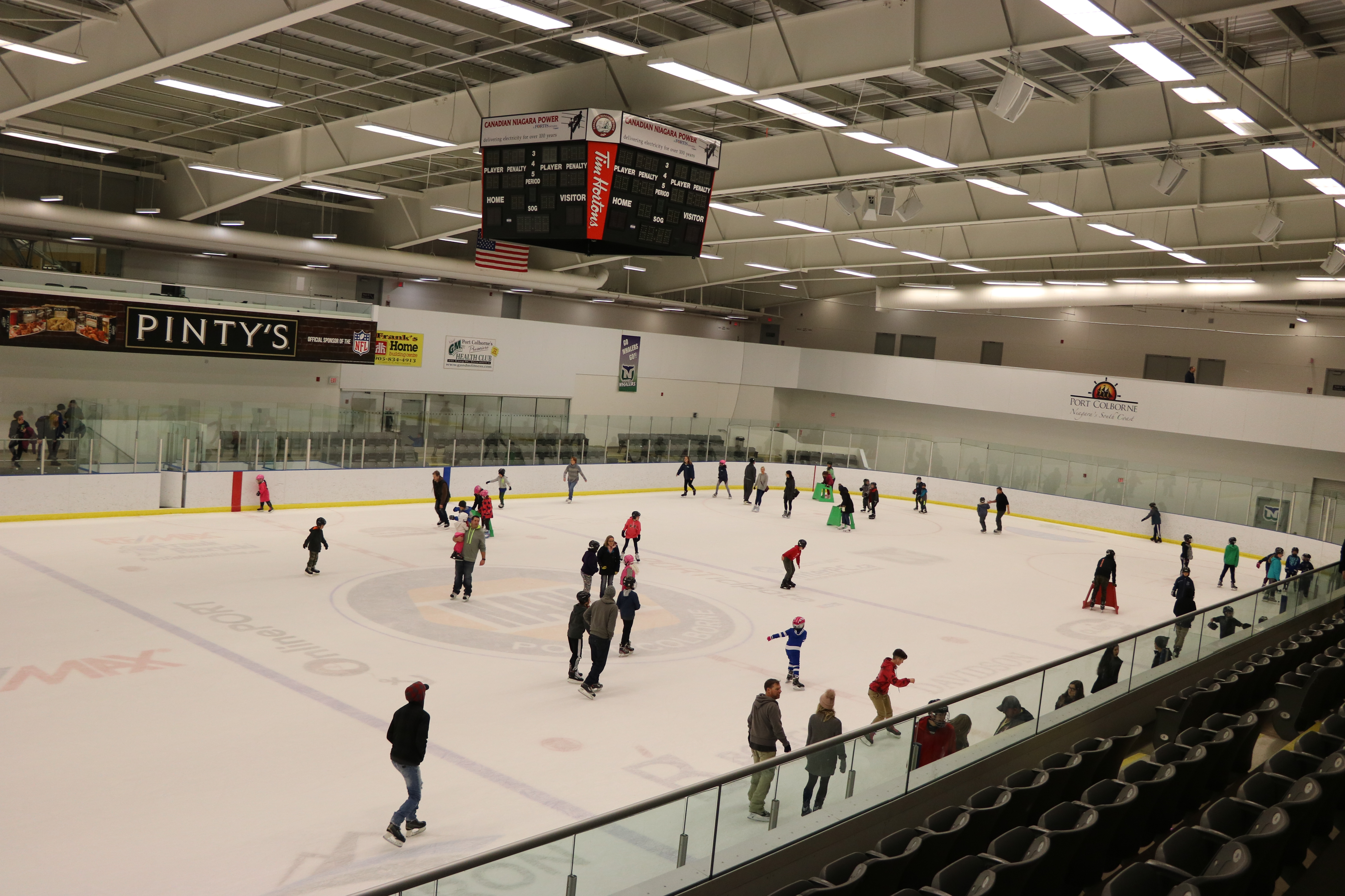 Skating at Vale Health & Wellness Centre