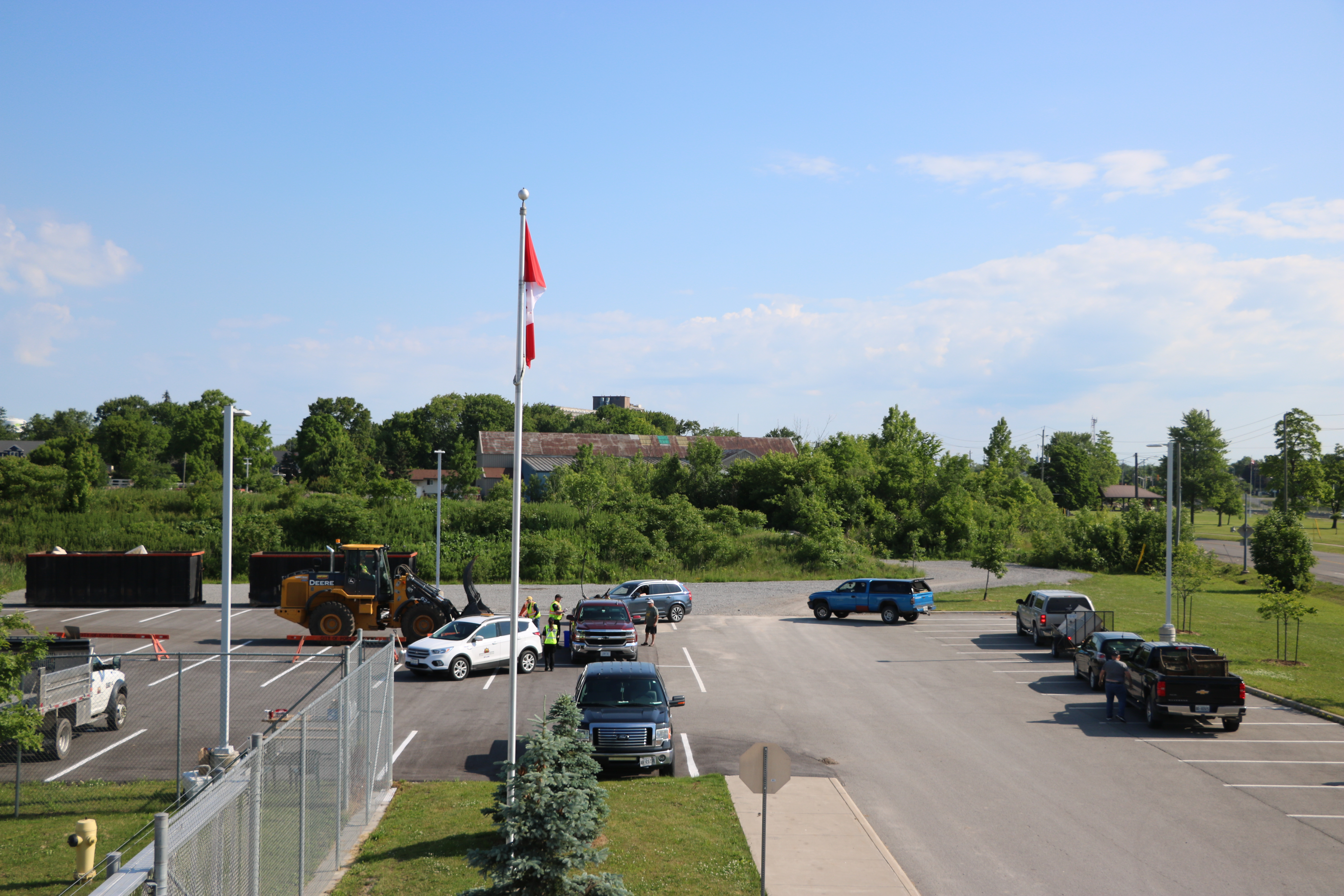 Clean Community Day parking lot