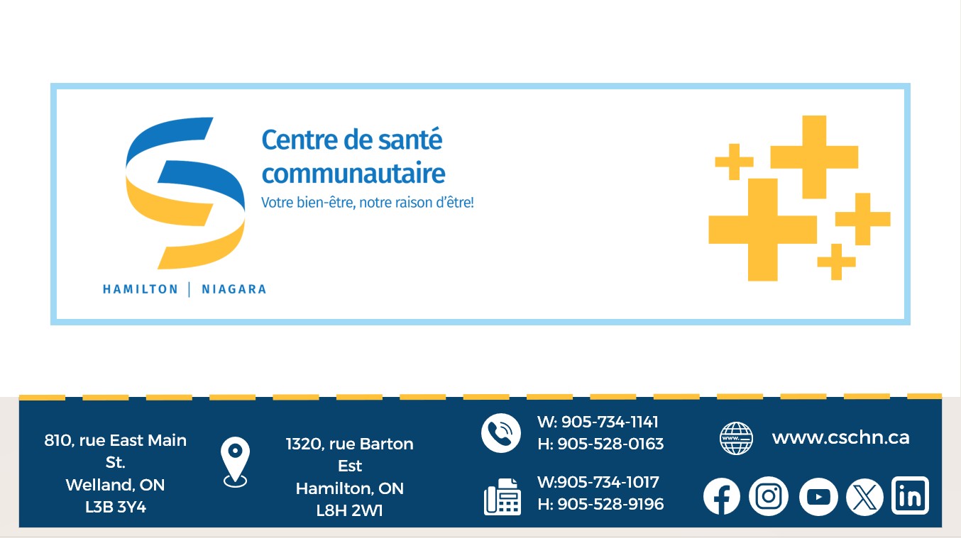 Centre de Sante Communautaire Hamilton-Niagara Presentation