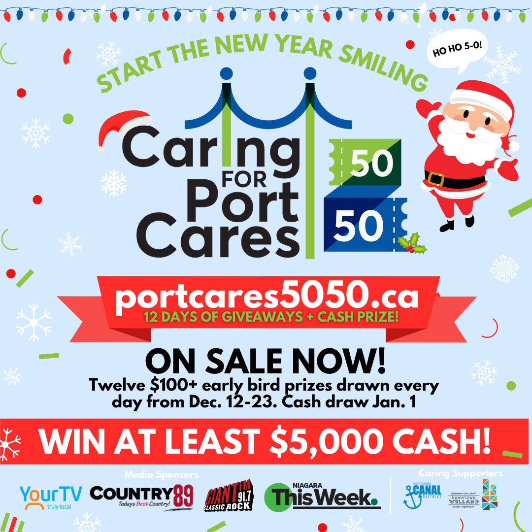 Start the new year smiling with cash from port cares 50/50