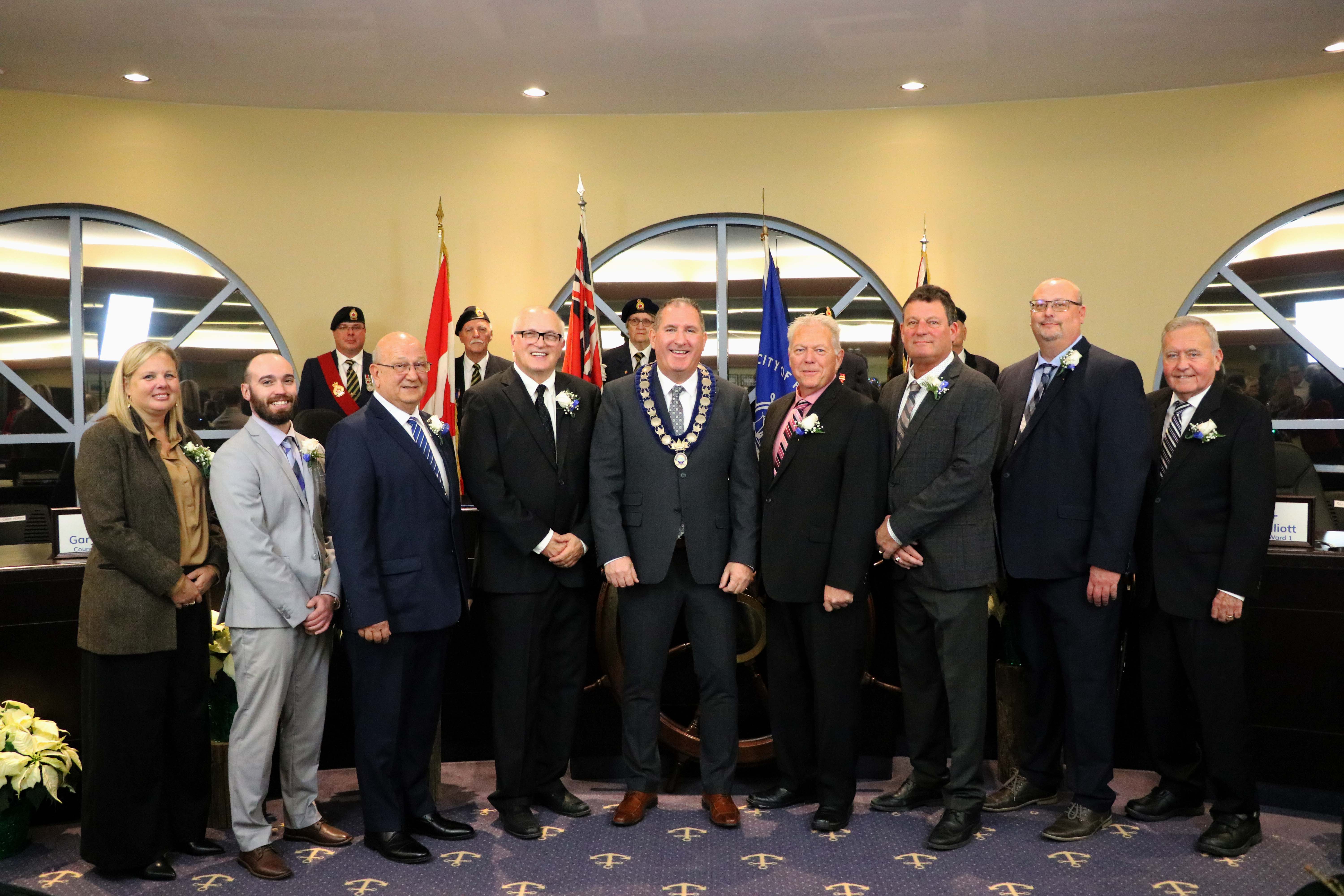 Picture of Members of Council at Lock 8 Park