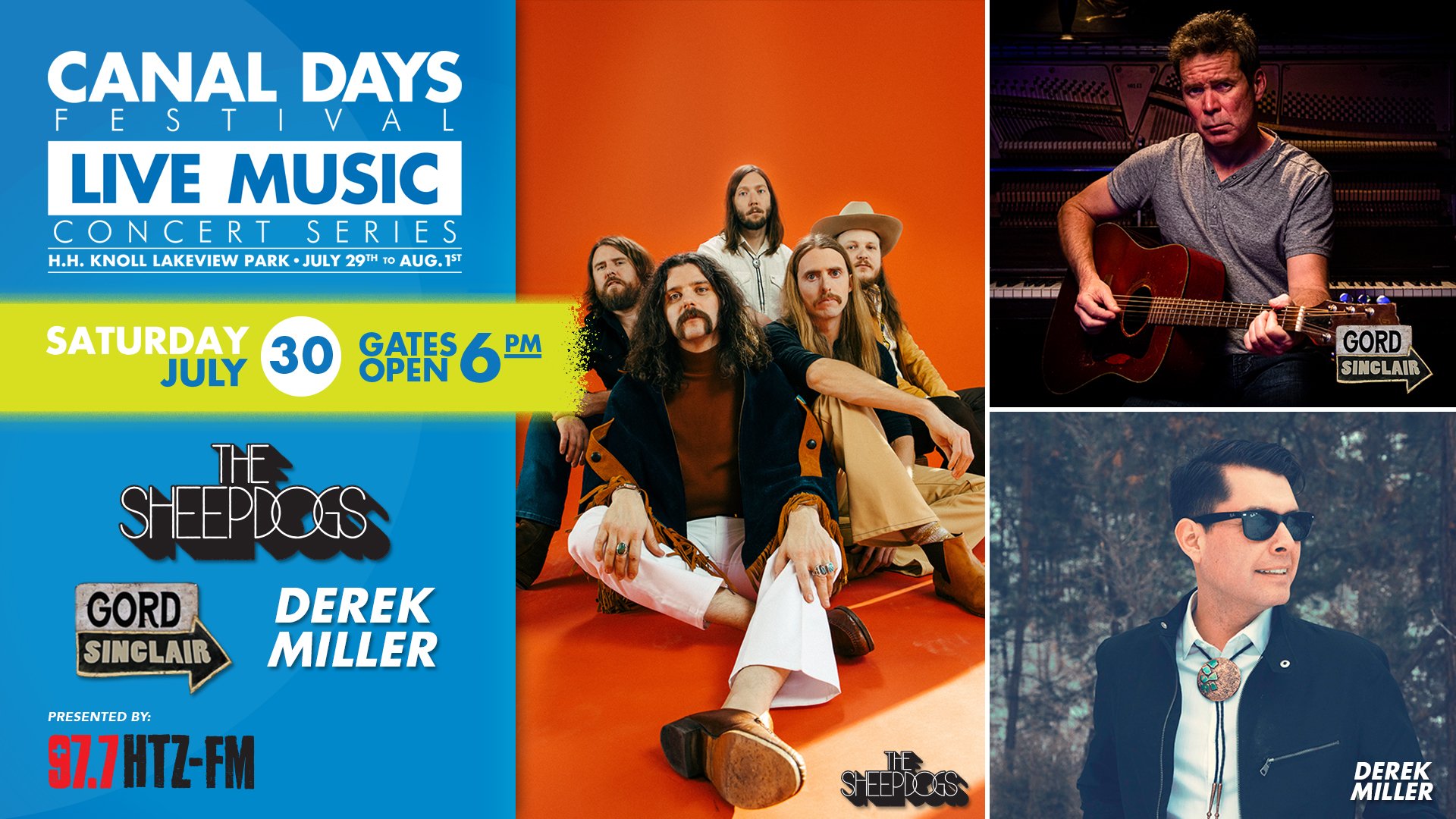 Canal Days Concert Series - Saturday, July 30 Canal Days Concert Series - Saturday, July 30
