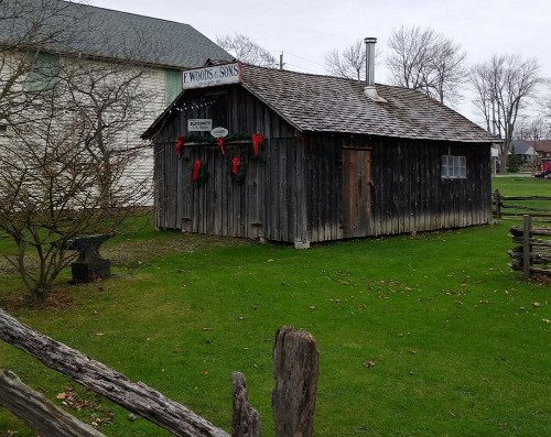 Woods Blacksmith shop at the museum