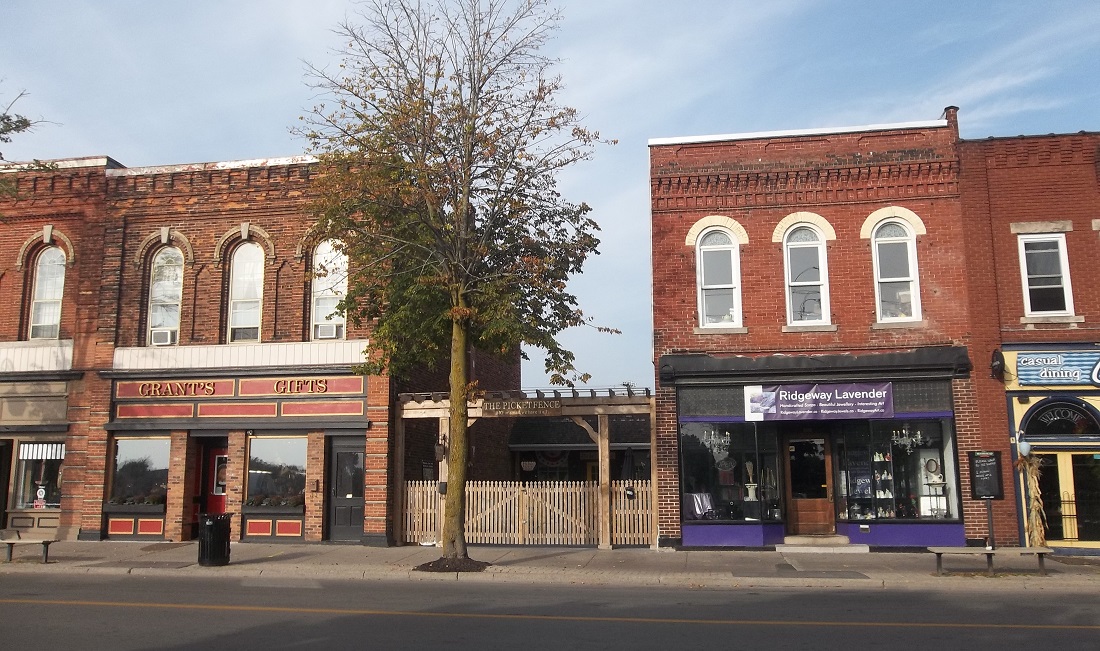 Heritage storefronts on West St