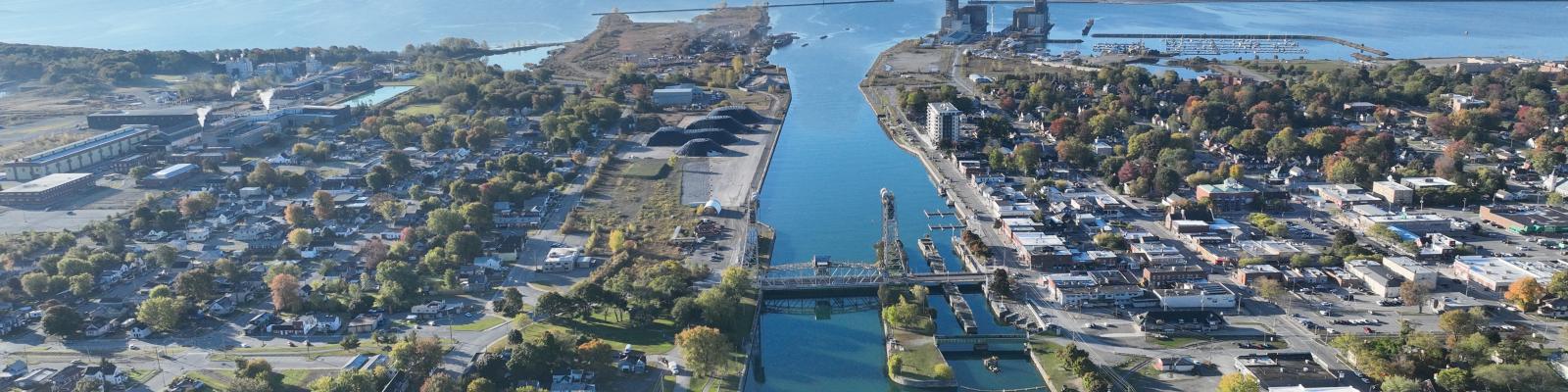 Canal Drone shot