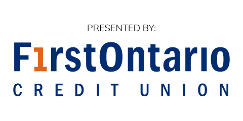 FirstOntario Credit Union logo with "Presented by" in grey above the text.