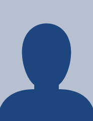 Silhouette of a person against a light blue background.