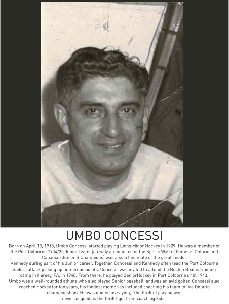 Black and white portrait of Umbo Concessi, smiling in casual attire, with a textured background.